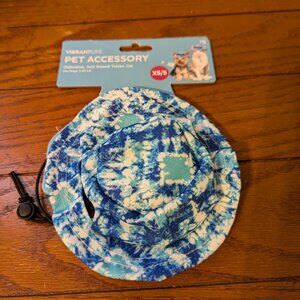 Vibrant Life Pet Accessory Blue Hat sz XS/S for Chihauhau, Jack Russell, Cat NEW